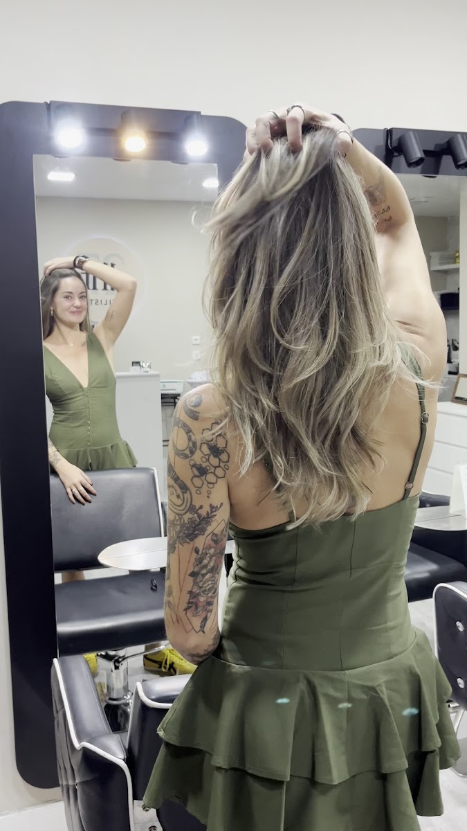 Balayage realizado en DHF Estilistas